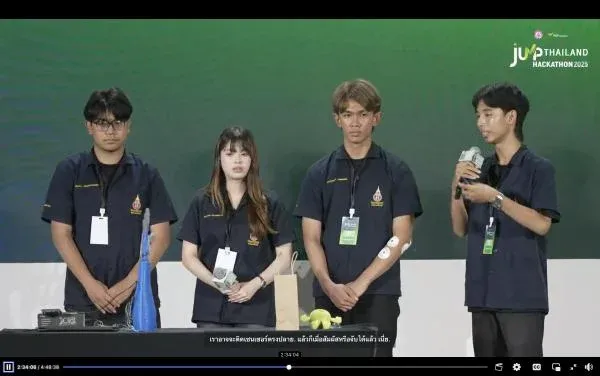 ทีม "โปรเจคตามสั่ง PSU" ผ่านเข้ารอบชิงชนะเลิศ Jump Thailand Hackathon 2025